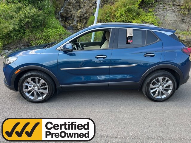 Certified 2021 Buick Encore GX Essence with VIN KL4MMFSLXMB076684 for sale in Vestal, NY