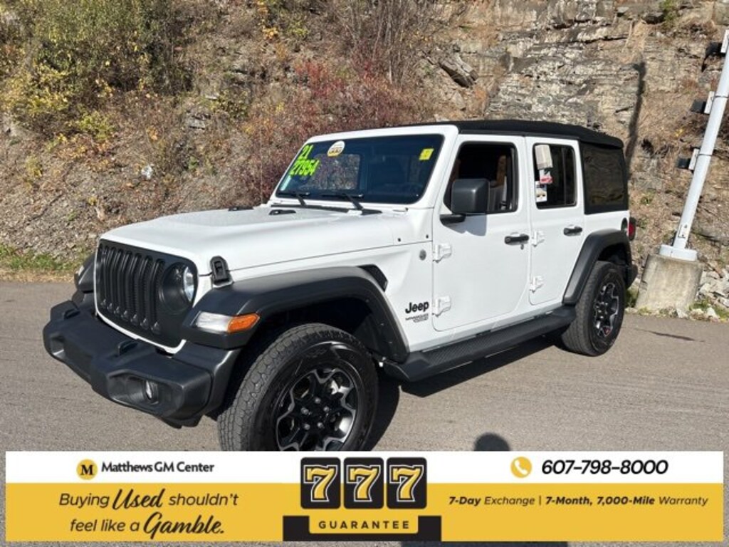 Used 2021 Jeep Wrangler Unlimited Sport S