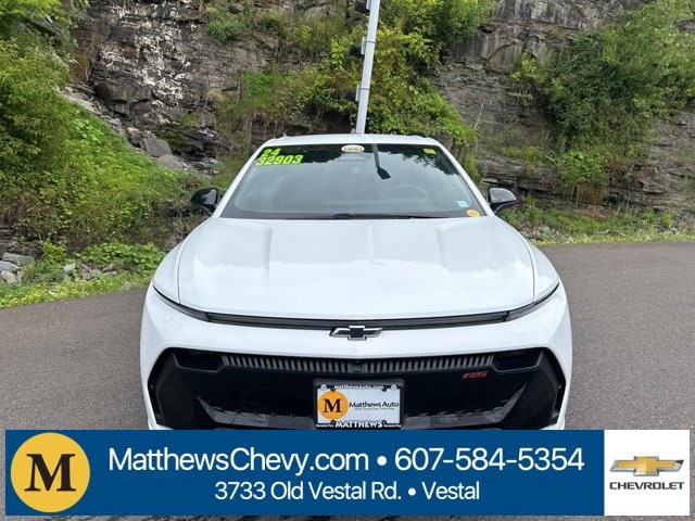 Used 2024 Chevrolet Equinox EV RS with VIN 3GN7DSRR0RS281875 for sale in Vestal, NY