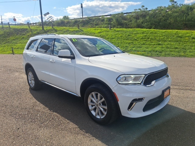 Certified 2021 Dodge Durango SXT Plus with VIN 1C4RDJAG7MC662336 for sale in Susquehanna, PA