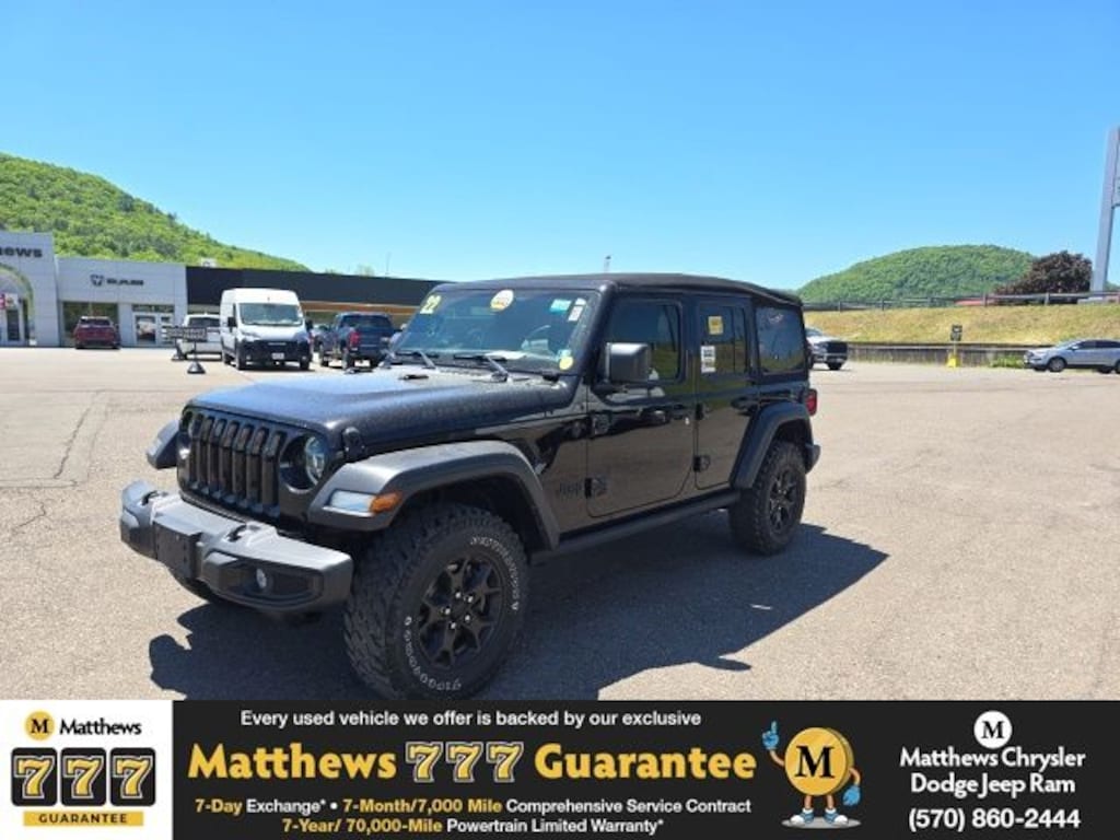 Used 2022 Jeep Wrangler Unlimited Sport SUV