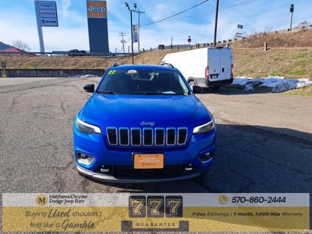 Used 2022 Jeep Cherokee Limited SUV