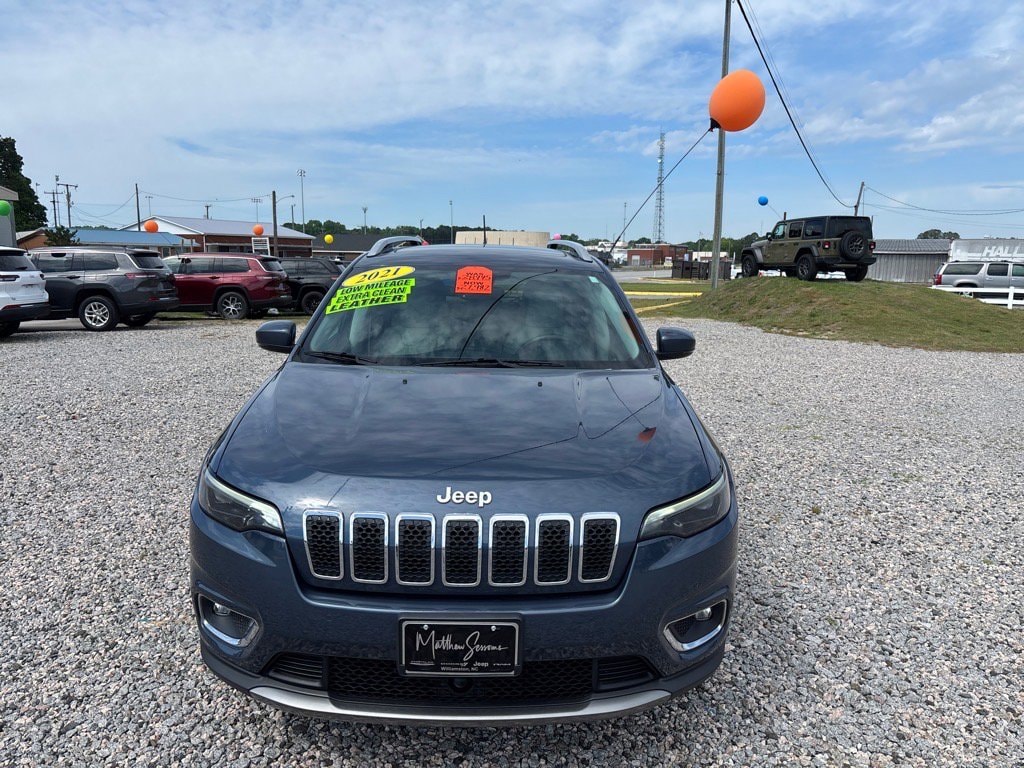 Used 2021 Jeep Cherokee Limited with VIN 1C4PJMDX8MD223315 for sale in Williamston, NC