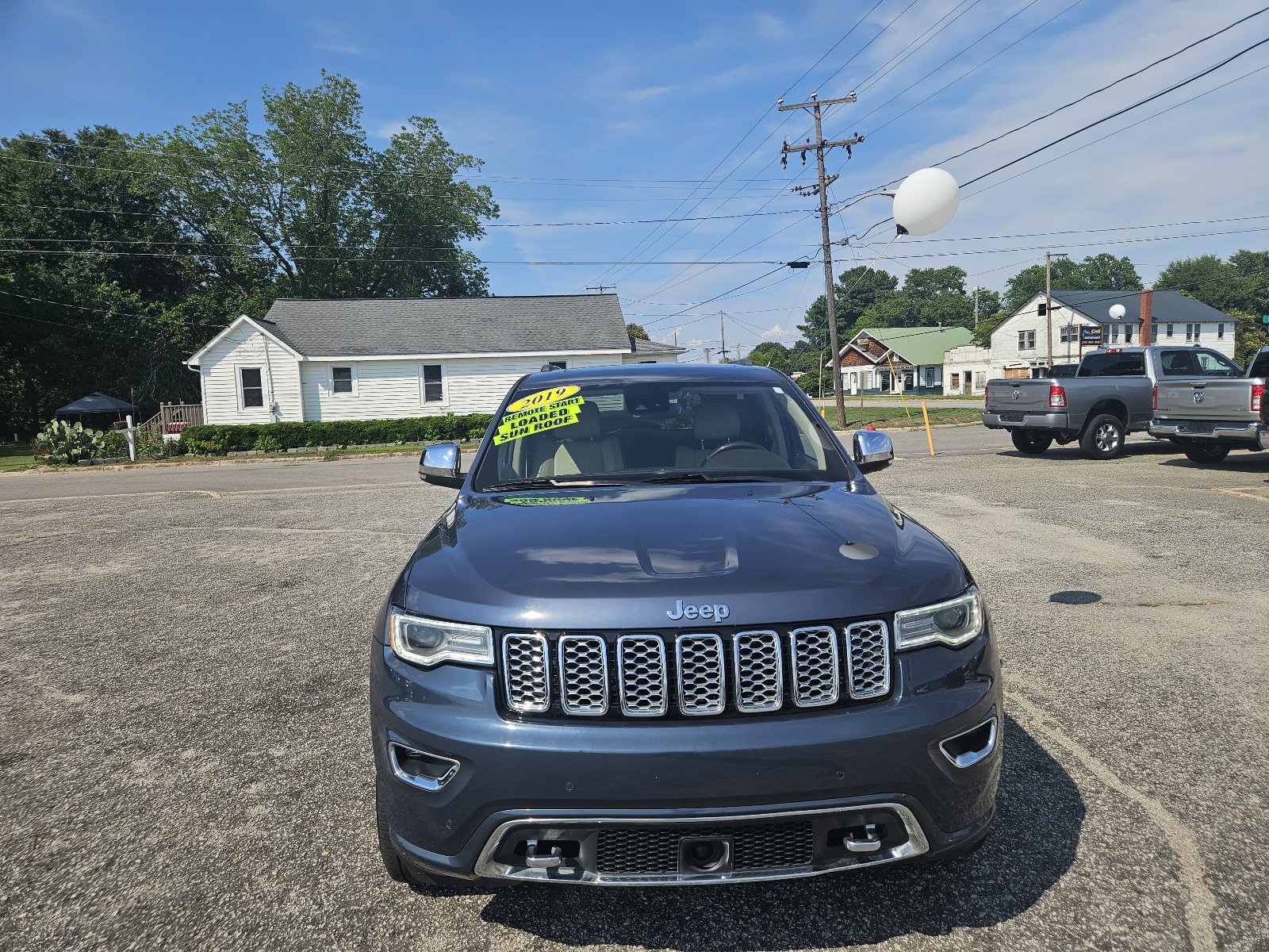 Used 2019 Jeep Grand Cherokee Overland with VIN 1C4RJECG7KC732069 for sale in Williamston, NC