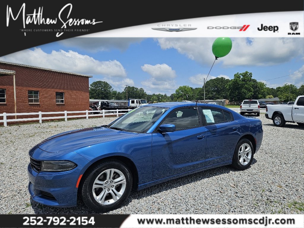 Used 2022 Dodge Charger SXT with VIN 2C3CDXBG1NH201367 for sale in Williamston, NC