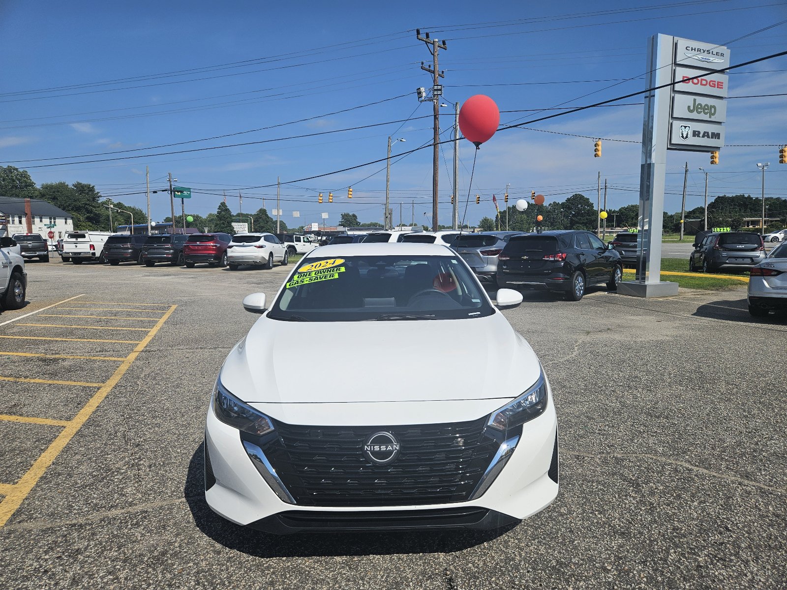 Used 2024 Nissan Sentra SV with VIN 3N1AB8CV7RY297665 for sale in Williamston, NC