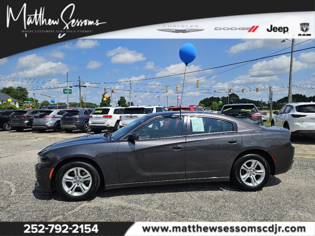Used 2022 Dodge Charger SXT with VIN 2C3CDXBG8NH219963 for sale in Williamston, NC