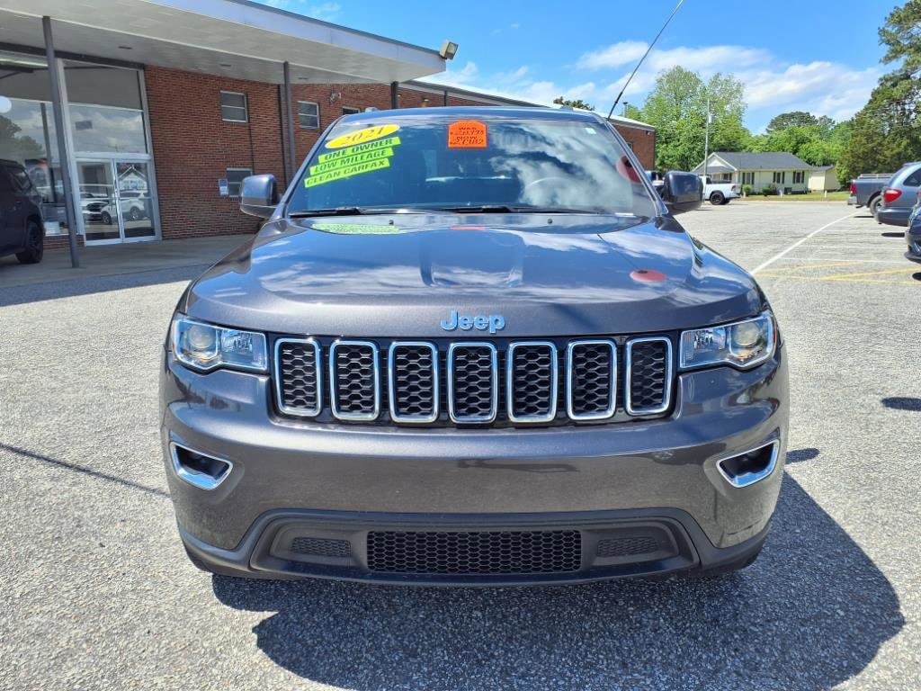 Used 2021 Jeep Grand Cherokee Laredo E with VIN 1C4RJEAG7MC680500 for sale in Williamston, NC