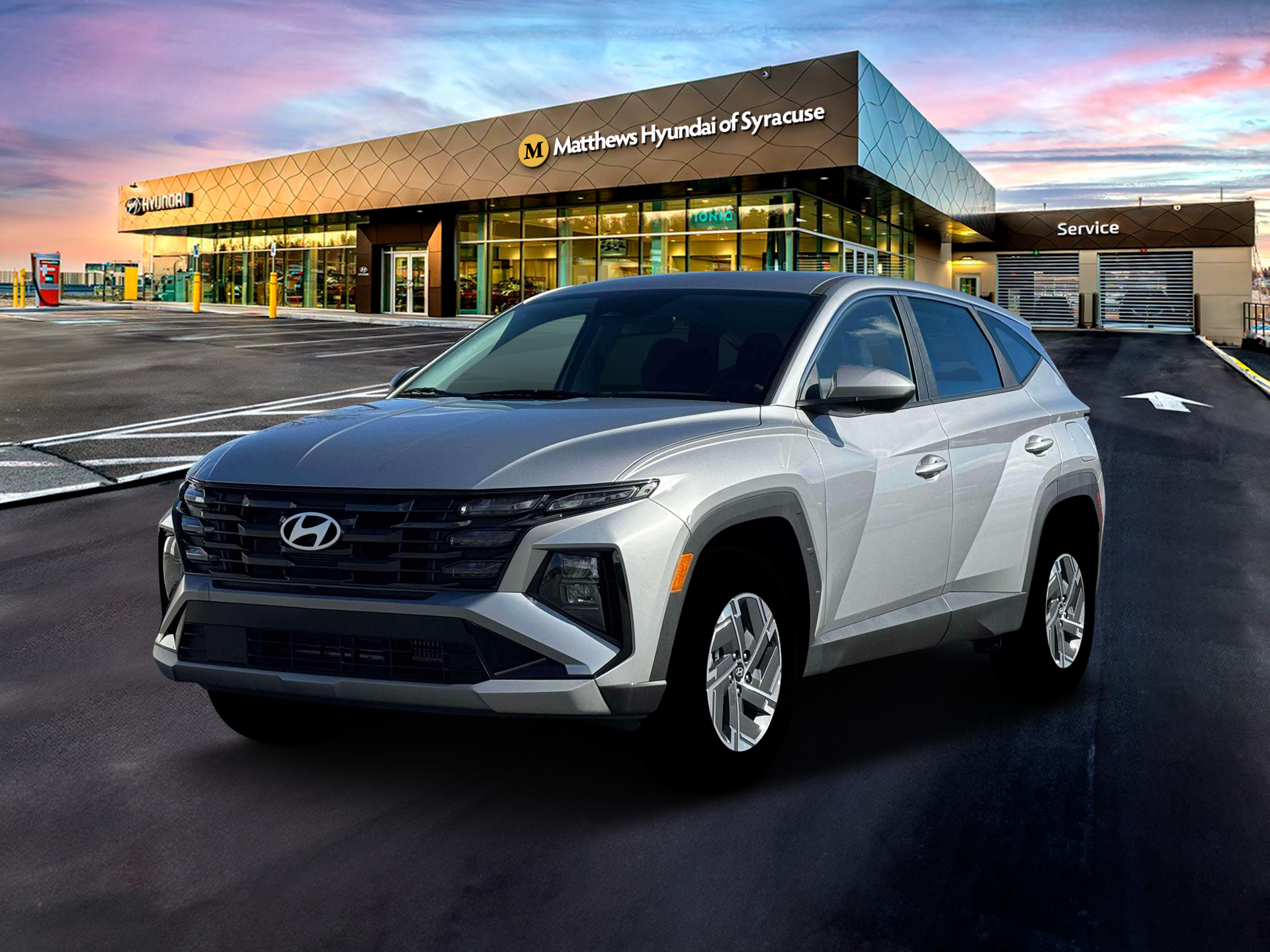 New 2026 Hyundai Tucson Hybrid Blue SUV