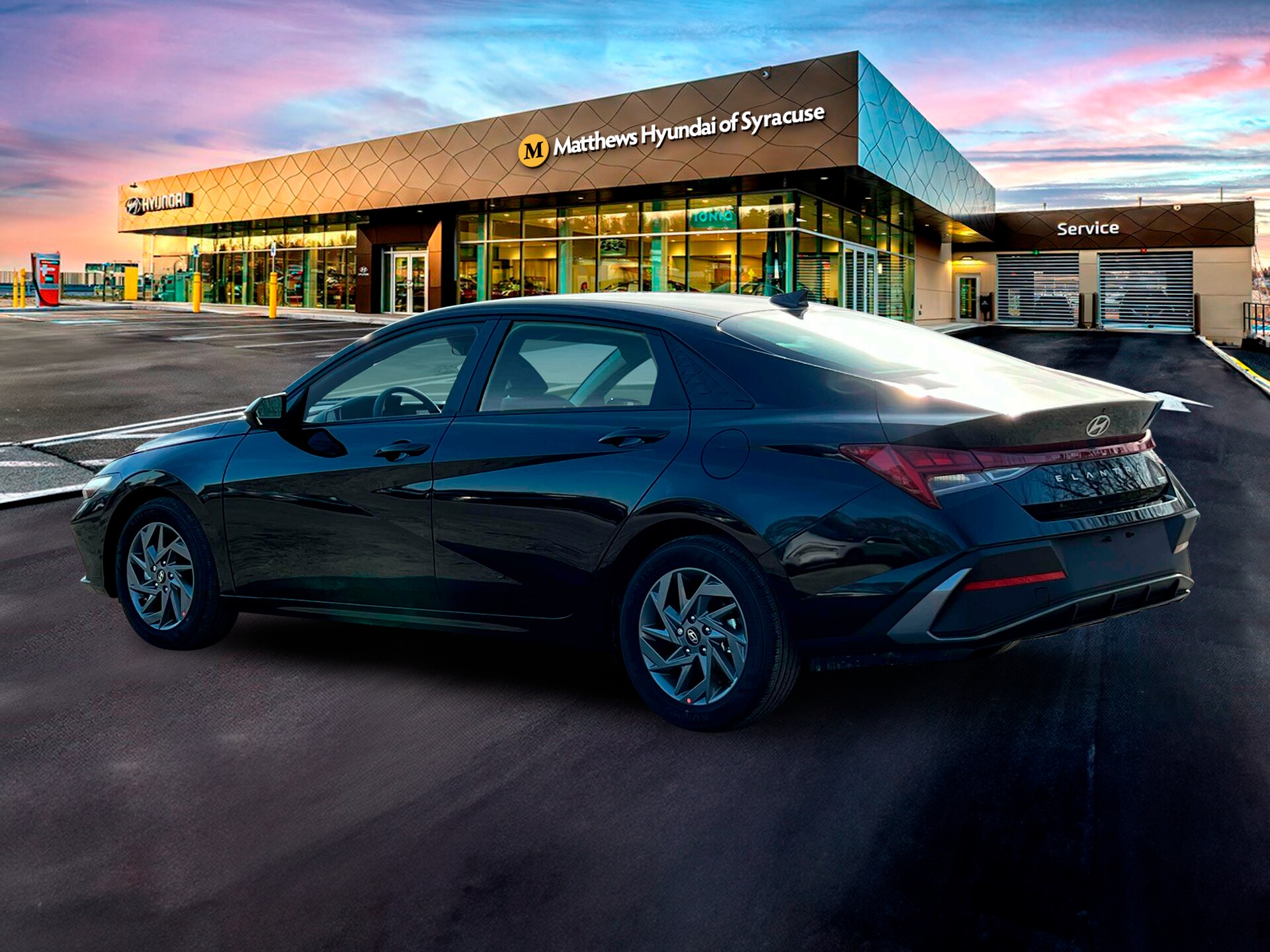 2025 Hyundai Elantra Hybrid Blue photo 3