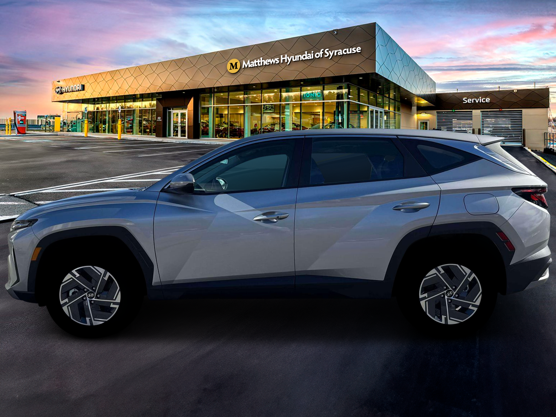 New 2026 Hyundai Tucson Hybrid Blue SUV