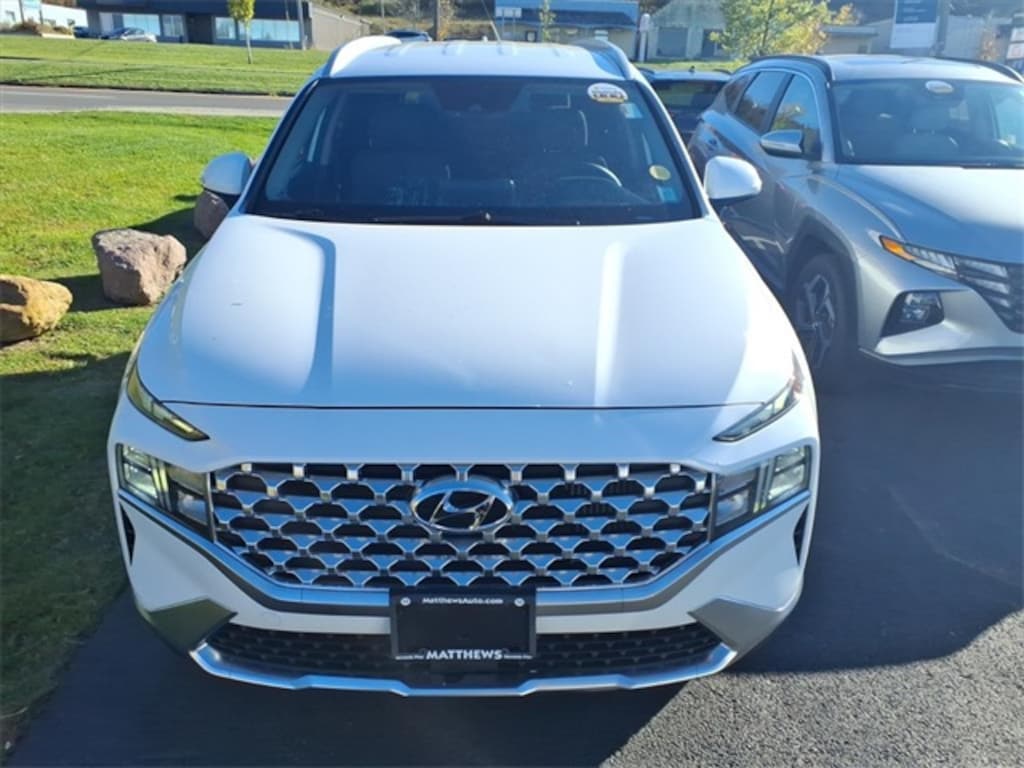 Certified 2022 Hyundai Santa Fe Hybrid Blue SUV