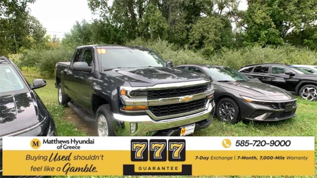 Used 2018 Chevrolet Silverado 1500 LT w/1LT Truck Double Cab