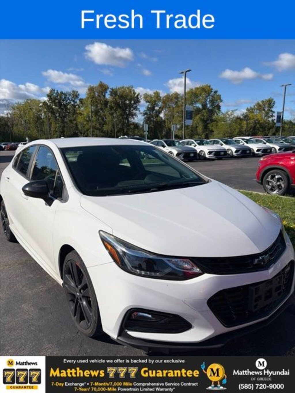 Used 2018 Chevrolet Cruze LT Auto Hatchback