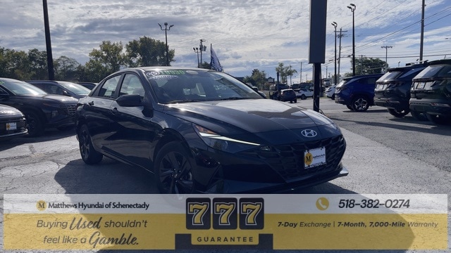 Certified 2023 Hyundai Elantra SEL with VIN KMHLM4AG6PU437214 for sale in Schenectady, NY