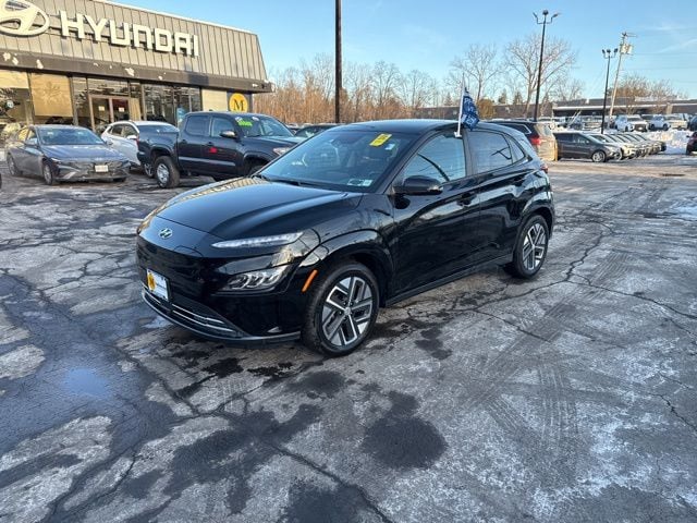 Used 2022 Hyundai Kona EV Limited with VIN KM8K53AG6NU148804 for sale in Schenectady, NY