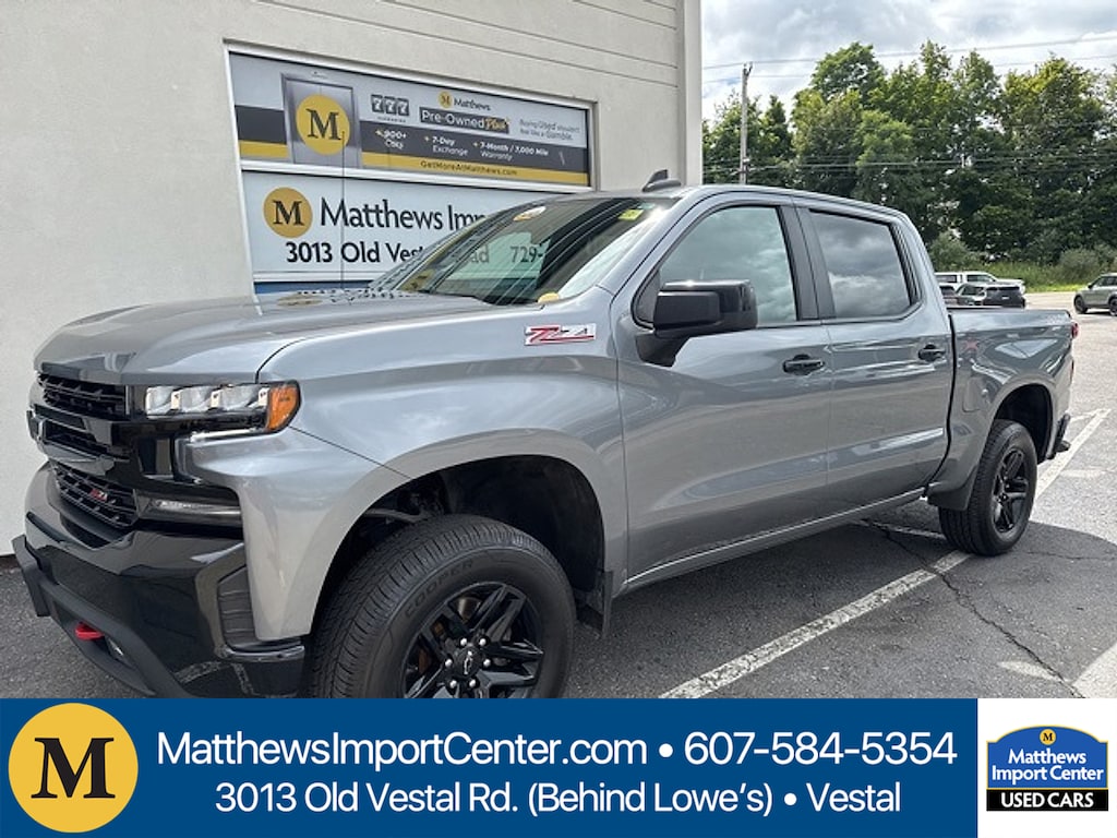 Used 2021 Chevrolet Silverado 1500 LT Trail Boss Truck Crew Cab