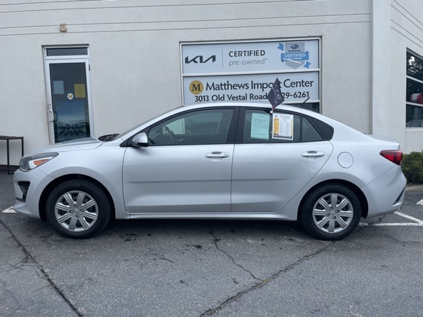 Certified 2023 Kia Rio LX with VIN 3KPA24AD4PE596772 for sale in Rochester, NY