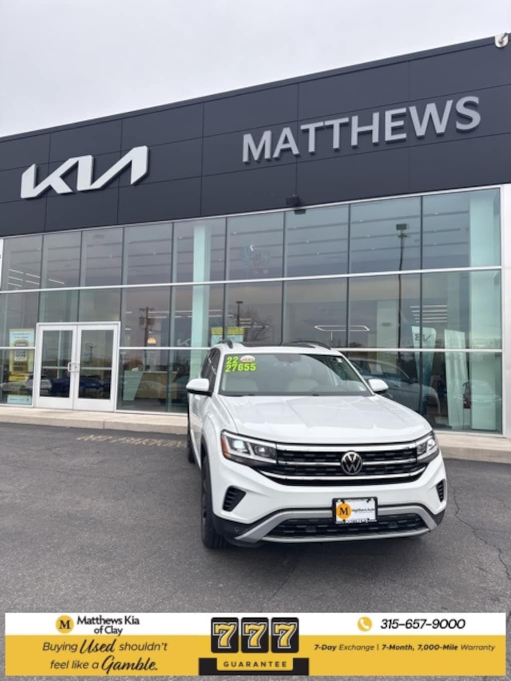 Used 2022 Volkswagen Atlas 2.0T SE w/Technology SUV