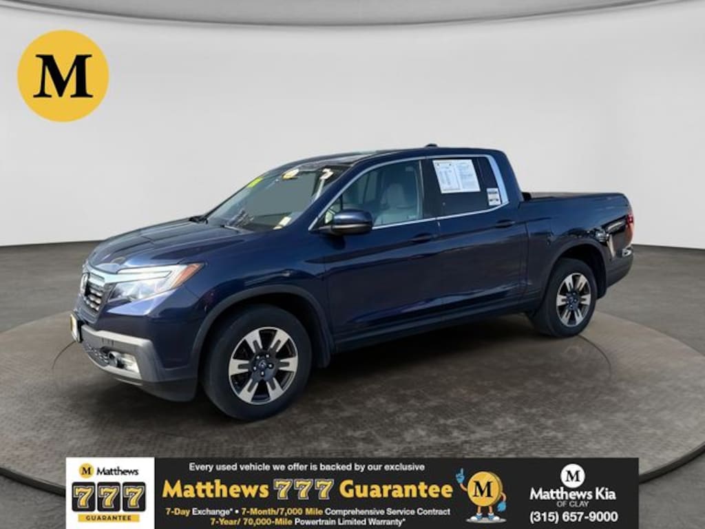 Used 2018 Honda Ridgeline RTL AWD Truck Crew Cab