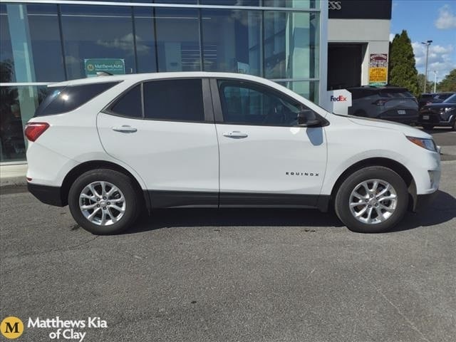 Used 2021 Chevrolet Equinox LS with VIN 3GNAXSEV1MS179879 for sale in Vestal, NY