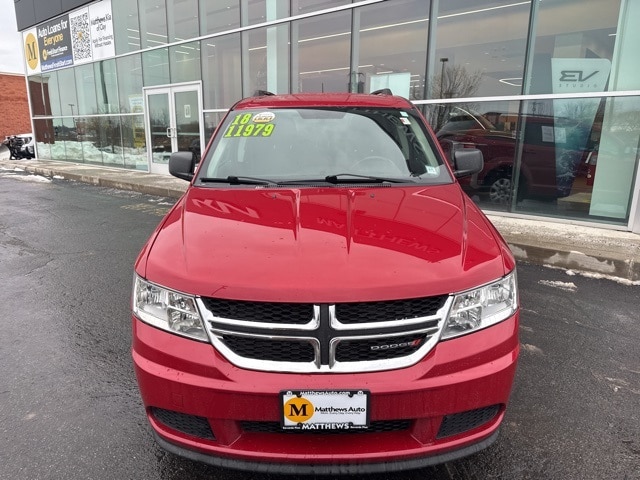 Used 2018 Dodge Journey SE with VIN 3C4PDCABXJT218553 for sale in Vestal, NY