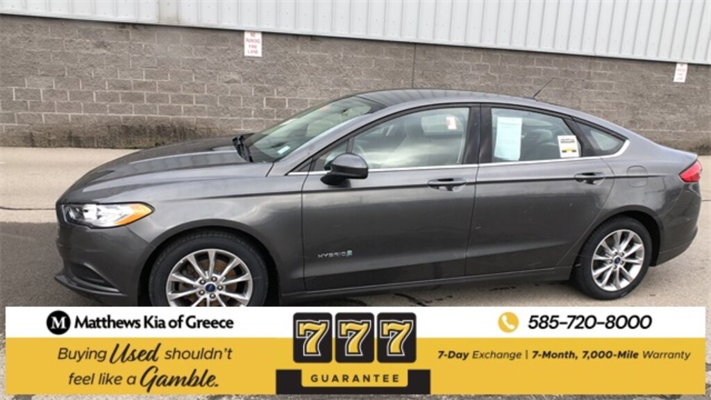 Used 2017 Ford Fusion Hybrid S Sedan