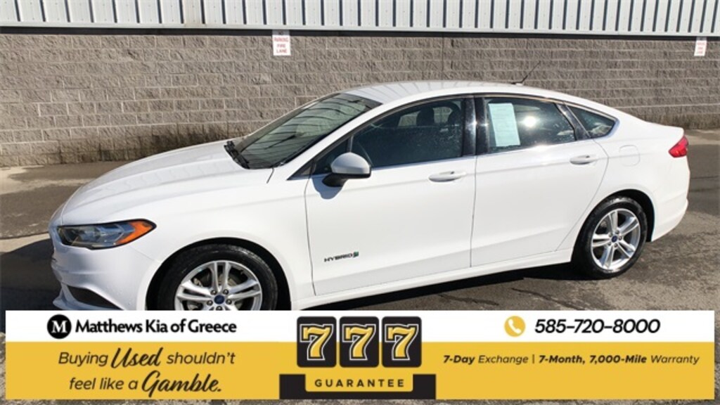 Used 2018 Ford Fusion Hybrid S Sedan