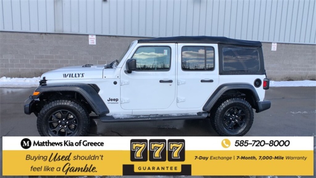 Used 2021 Jeep Wrangler Unlimited Willys SUV