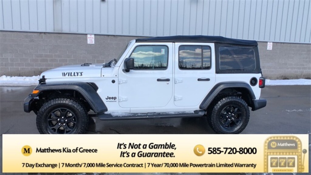 Used 2021 Jeep Wrangler Unlimited Willys SUV