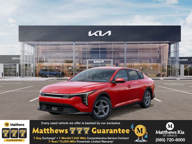 Currant Red 2025 Kia K4 LXS FWD Sedan Front-Wheel Drive Continuously Variable Transmission