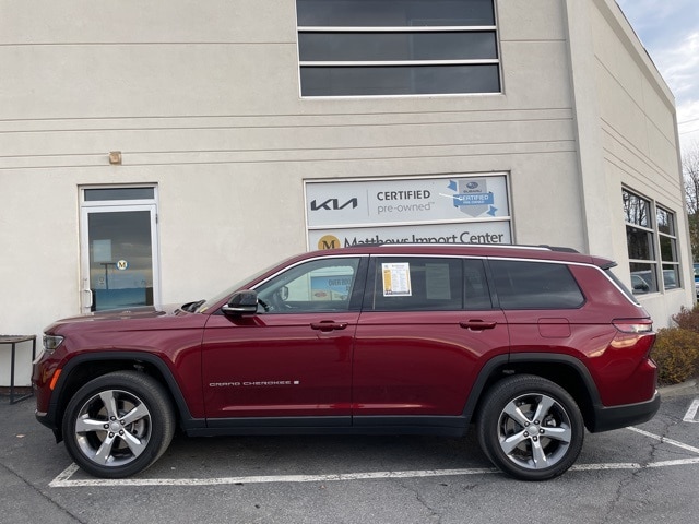 Used 2021 Jeep Grand Cherokee L Limited with VIN 1C4RJKBG2M8127835 for sale in Vestal, NY