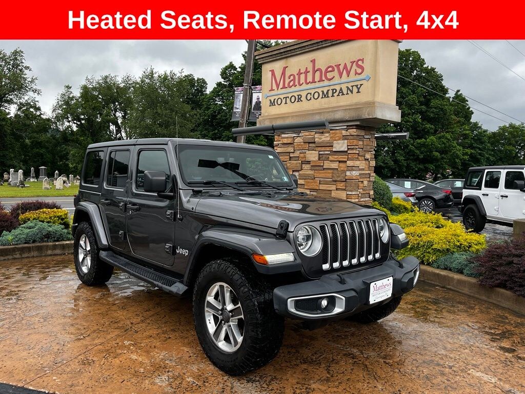 Used 2018 Jeep Wrangler Unlimited Sahara SUV