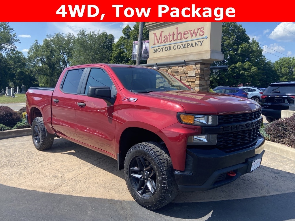 Used 2020 Chevrolet Silverado 1500 Custom Trail Boss Truck Crew Cab