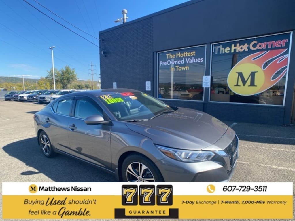 Certified 2022 Nissan Sentra SV Sedan