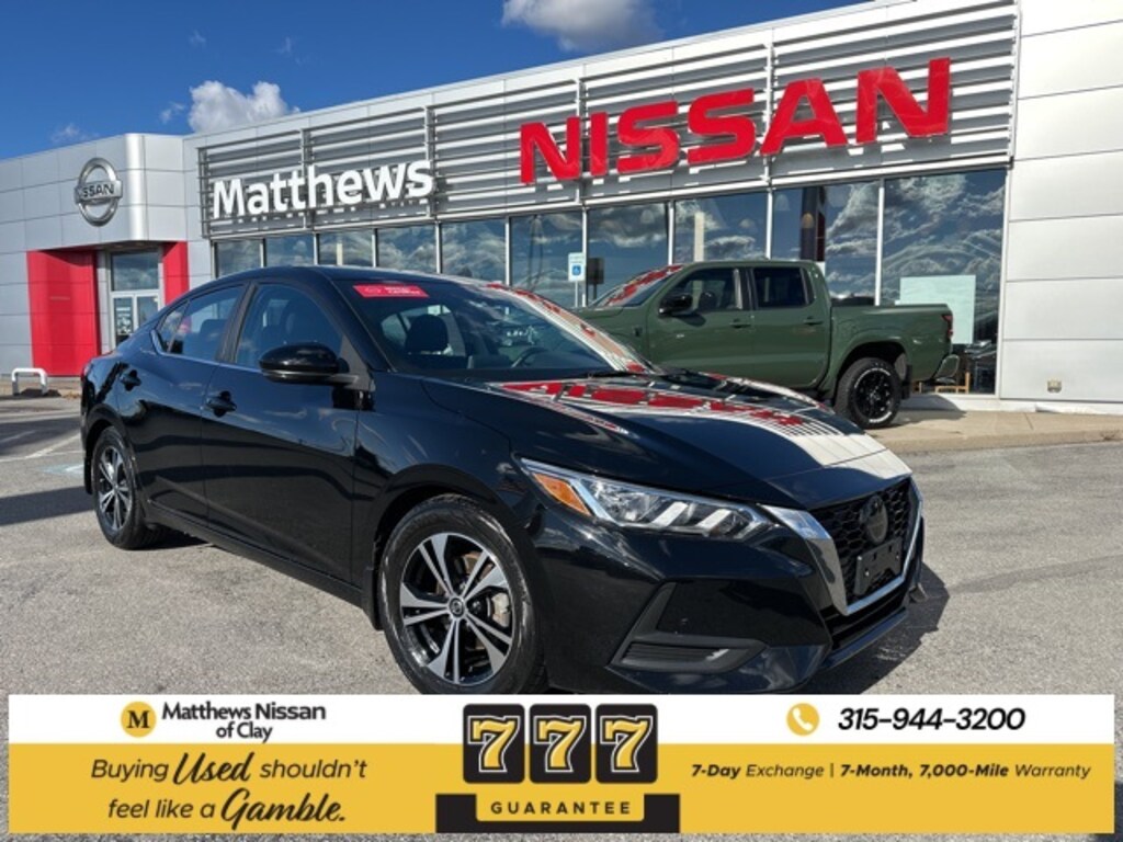 Certified 2020 Nissan Sentra SV Sedan