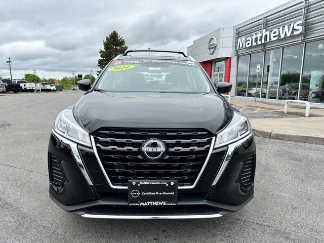 Certified 2024 Nissan Kicks SV with VIN 3N1CP5CV9RL533304 for sale in Liverpool, NY