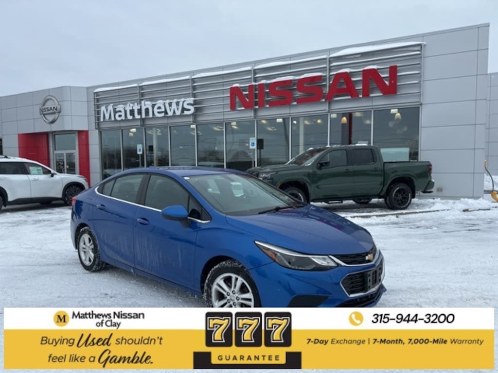 Used 2016 Chevrolet Cruze LT Auto Sedan