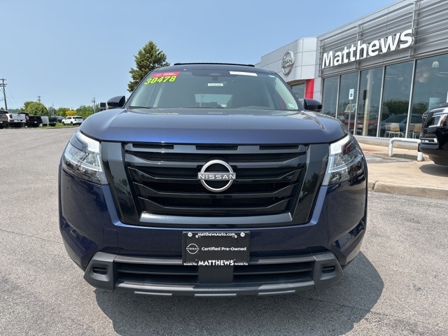 Certified 2022 Nissan Pathfinder SV with VIN 5N1DR3BC6NC225217 for sale in Liverpool, NY
