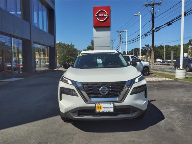 Certified 2021 Nissan Rogue S with VIN 5N1AT3AB8MC754180 for sale in Vestal, NY