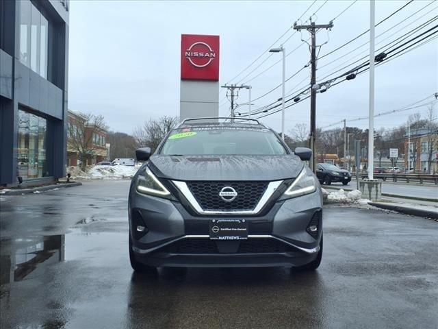 Certified 2020 Nissan Murano Platinum with VIN 5N1AZ2DS0LN117002 for sale in Wellesley, MA