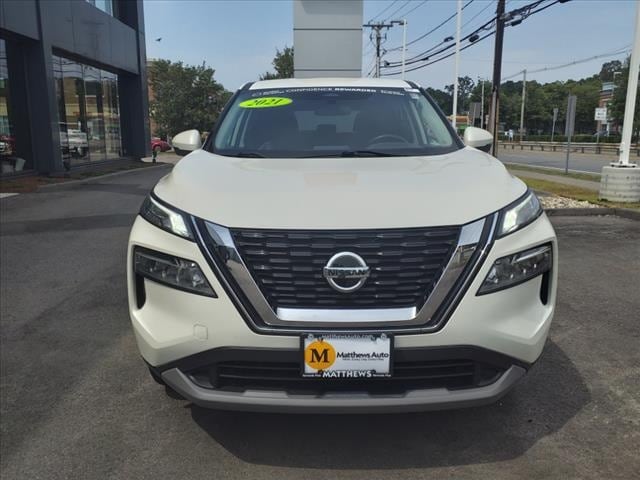 Certified 2021 Nissan Rogue SV with VIN 5N1AT3BB0MC771571 for sale in Wellesley, MA