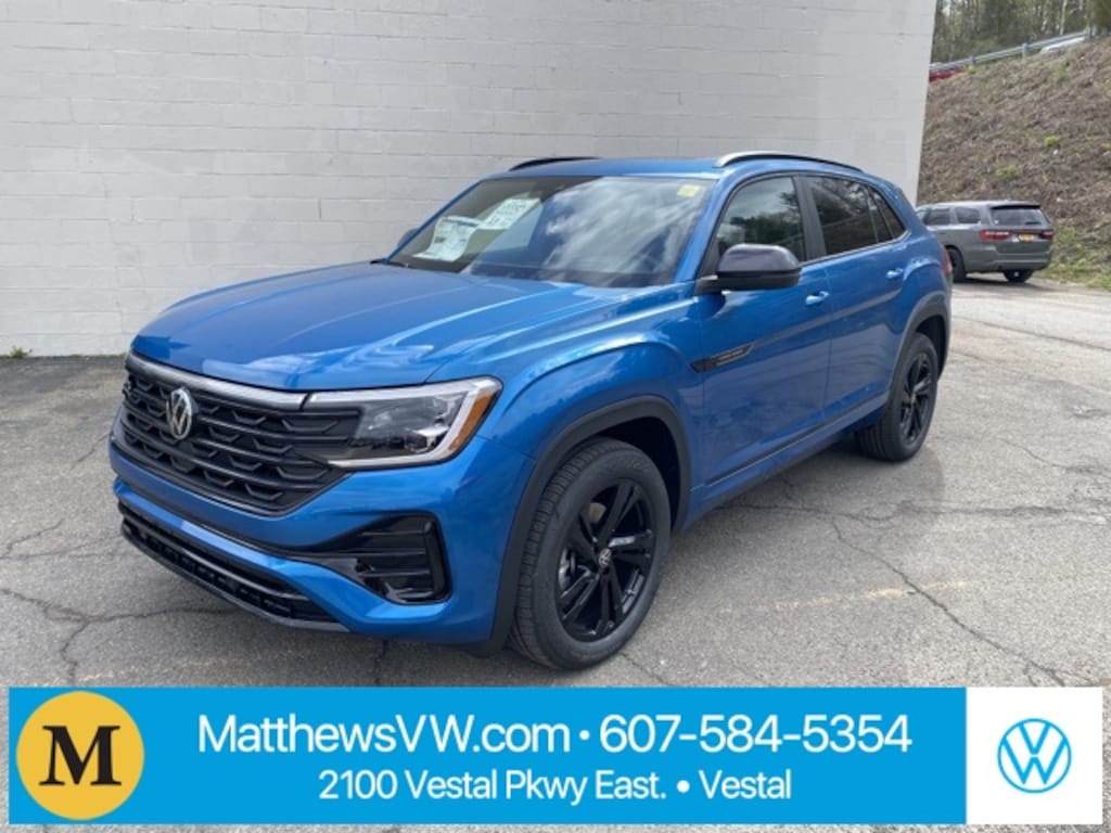 New 2025 Volkswagen Atlas Cross Sport 2.0T SEL R-Line Black SUV