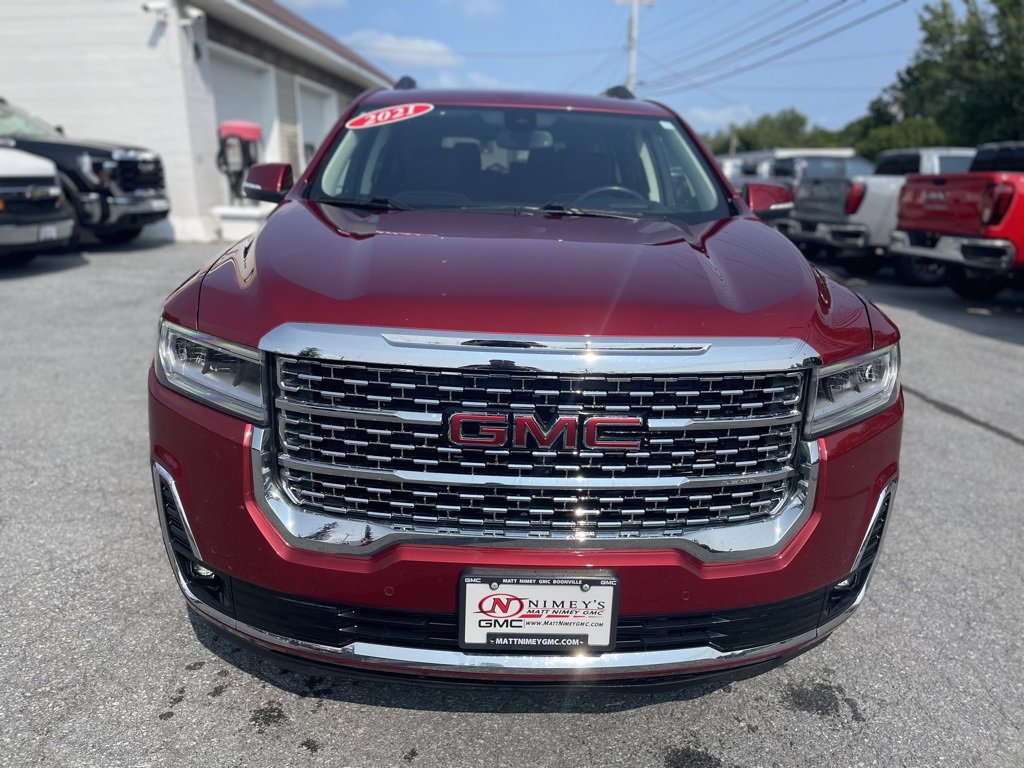 Used 2021 GMC Acadia Denali with VIN 1GKKNXLS9MZ224423 for sale in Boonville, NY