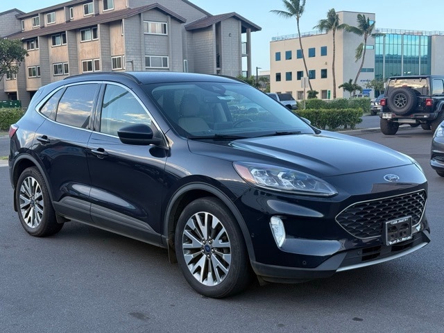 Used 2021 Ford Escape Titanium with VIN 1FMCU0DZ6MUA66167 for sale in Kahului, HI