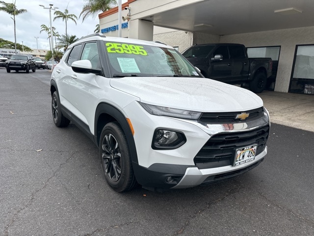 Used 2022 Chevrolet Trailblazer LT with VIN KL79MRSL7NB021637 for sale in Kahului, HI