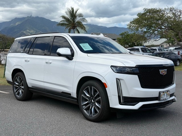 Used 2021 Cadillac Escalade Sport Platinum with VIN 1GYS4GKL8MR175220 for sale in Kahului, HI