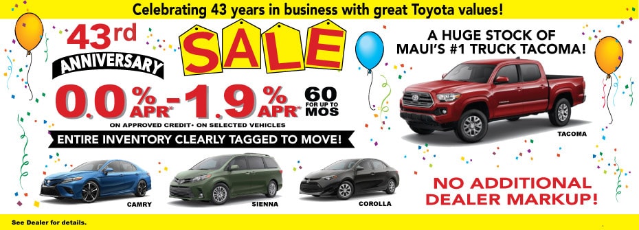 Maui Toyota | New Toyota dealership in Kahului, HI 96732