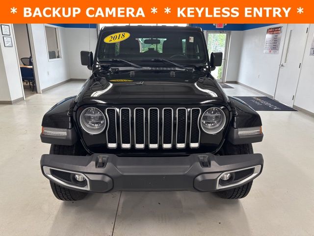 Used 2018 Jeep All-New Wrangler Unlimited Sahara with VIN 1C4HJXEN8JW175995 for sale in Gladwin, MI