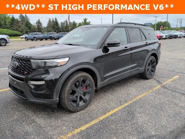 Used 2021 Ford Explorer ST with VIN 1FM5K8GC4MGA03944 for sale in Gladwin, MI